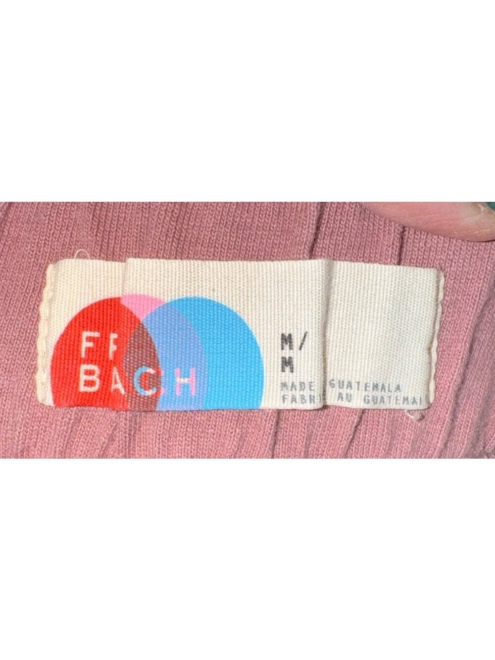 FREE PEOPLE BEACH Mauve Wide Leg Knit Lounge Pants Boho Fit Pockets Size Medium - Picture 4 of 7